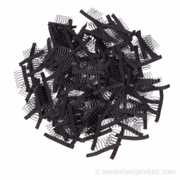 7 Ngipin na Stainless Steel Wig Combs Para sa Wig